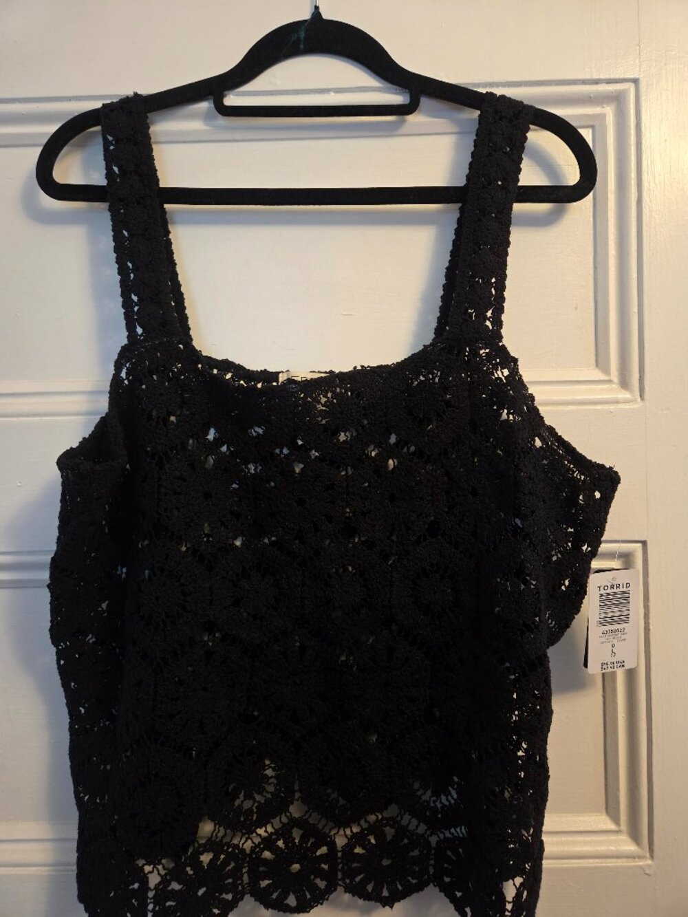 Torrid Festi Crochet Tank Top Size 0 (L/12)